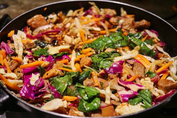 vegetable stir fry for balancing blood sugar